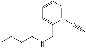 2-[(butylamino)methyl]benzonitrile Struktur