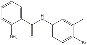 2-amino-N-(4-bromo-3-methylphenyl)benzamide Structure