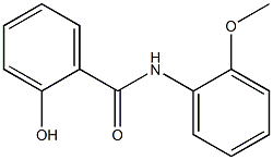 2-hydroxy-N-(2-methoxyphenyl)benzamide Struktur