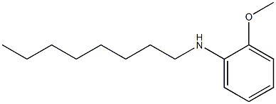 2-methoxy-N-octylaniline Struktur