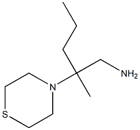 2-methyl-2-(thiomorpholin-4-yl)pentan-1-amine Structure