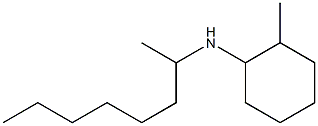 2-methyl-N-(octan-2-yl)cyclohexan-1-amine Struktur