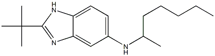 2-tert-butyl-N-(heptan-2-yl)-1H-1,3-benzodiazol-5-amine Struktur