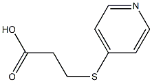 3-(pyridin-4-ylthio)propanoic acid Structure