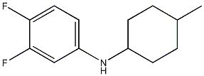 3,4-difluoro-N-(4-methylcyclohexyl)aniline Struktur