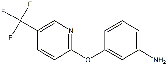 3-{[5-(trifluoromethyl)pyridin-2-yl]oxy}aniline Struktur