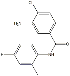 3-amino-4-chloro-N-(4-fluoro-2-methylphenyl)benzamide