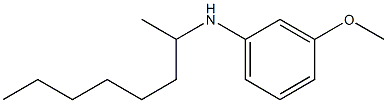 3-methoxy-N-(octan-2-yl)aniline Struktur
