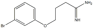4-(3-bromophenoxy)butanimidamide Struktur