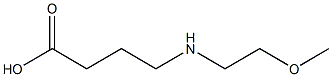 4-[(2-methoxyethyl)amino]butanoic acid Struktur