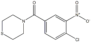 4-[(4-chloro-3-nitrophenyl)carbonyl]thiomorpholine Struktur