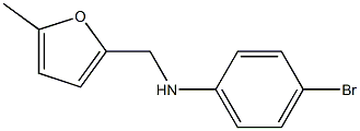 4-bromo-N-[(5-methylfuran-2-yl)methyl]aniline Struktur