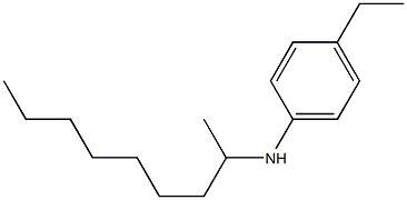 4-ethyl-N-(nonan-2-yl)aniline Struktur