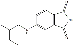 5-[(2-methylbutyl)amino]-2,3-dihydro-1H-isoindole-1,3-dione Struktur