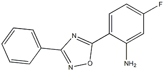 5-fluoro-2-(3-phenyl-1,2,4-oxadiazol-5-yl)aniline