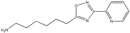 6-[3-(pyridin-2-yl)-1,2,4-oxadiazol-5-yl]hexan-1-amine Structure