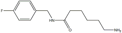 6-amino-N-(4-fluorobenzyl)hexanamide Struktur