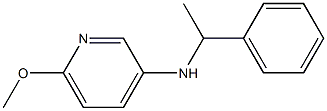 6-methoxy-N-(1-phenylethyl)pyridin-3-amine Struktur