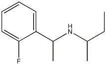 butan-2-yl[1-(2-fluorophenyl)ethyl]amine Struktur
