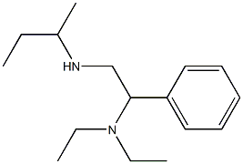 butan-2-yl[2-(diethylamino)-2-phenylethyl]amine Struktur