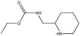 ethyl N-(piperidin-2-ylmethyl)carbamate Struktur