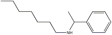 heptyl(1-phenylethyl)amine Struktur