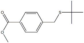 methyl 4-[(tert-butylsulfanyl)methyl]benzoate Struktur