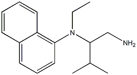 N-(1-amino-3-methylbutan-2-yl)-N-ethylnaphthalen-1-amine Struktur