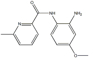 N-(2-amino-4-methoxyphenyl)-6-methylpyridine-2-carboxamide Struktur
