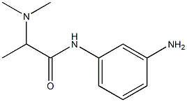 N-(3-aminophenyl)-2-(dimethylamino)propanamide Struktur