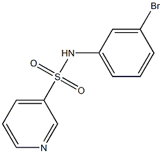 N-(3-bromophenyl)pyridine-3-sulfonamide Struktur