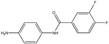 N-(4-aminophenyl)-3,4-difluorobenzamide Struktur
