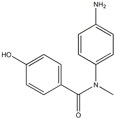 N-(4-aminophenyl)-4-hydroxy-N-methylbenzamide Struktur