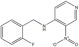 N-[(2-fluorophenyl)methyl]-3-nitropyridin-4-amine Struktur