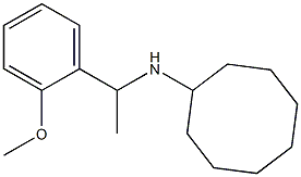 N-[1-(2-methoxyphenyl)ethyl]cyclooctanamine Structure