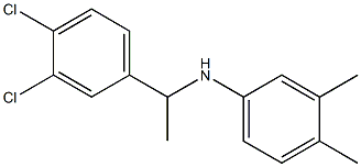 N-[1-(3,4-dichlorophenyl)ethyl]-3,4-dimethylaniline Struktur