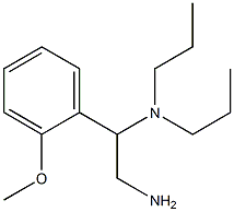 N-[2-amino-1-(2-methoxyphenyl)ethyl]-N,N-dipropylamine Struktur