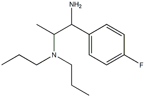 N-[2-amino-2-(4-fluorophenyl)-1-methylethyl]-N,N-dipropylamine Struktur