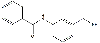 N-[3-(aminomethyl)phenyl]isonicotinamide Struktur