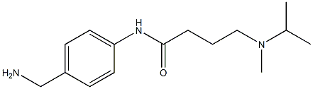 N-[4-(aminomethyl)phenyl]-4-[isopropyl(methyl)amino]butanamide Struktur