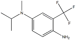 N-[4-amino-3-(trifluoromethyl)phenyl]-N-isopropyl-N-methylamine Struktur