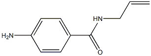 N-allyl-4-aminobenzamide Struktur