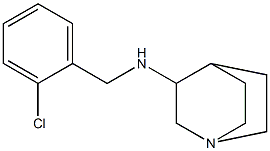 N-(1-azabicyclo[2.2.2]oct-3-yl)-N-(2-chlorobenzyl)amine Struktur