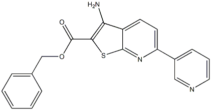 benzyl 3-amino-6-(3-pyridinyl)thieno[2,3-b]pyridine-2-carboxylate Struktur