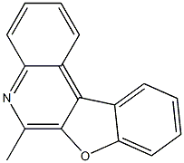 6-Methylbenzofuro[2,3-c]quinoline Struktur