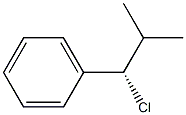(S)-1-Chloro-1-phenyl-2-methylpropane Struktur