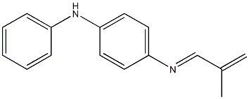 N-(2-Methyl-2-propenylidene)-N'-phenyl-p-phenylenediamine Struktur