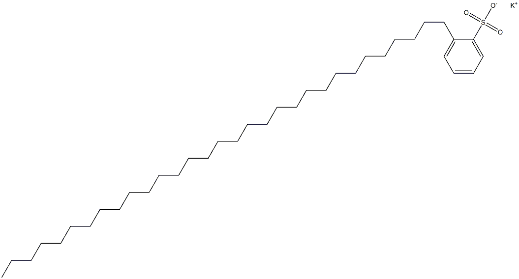 2-(Hentriacontan-1-yl)benzenesulfonic acid potassium salt Struktur