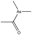 Acetyldimethylarsine Struktur
