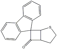 Spiro[9H-fluorene-9,7'-[2]thiabicyclo[3.2.0]heptan]-6'-one Structure